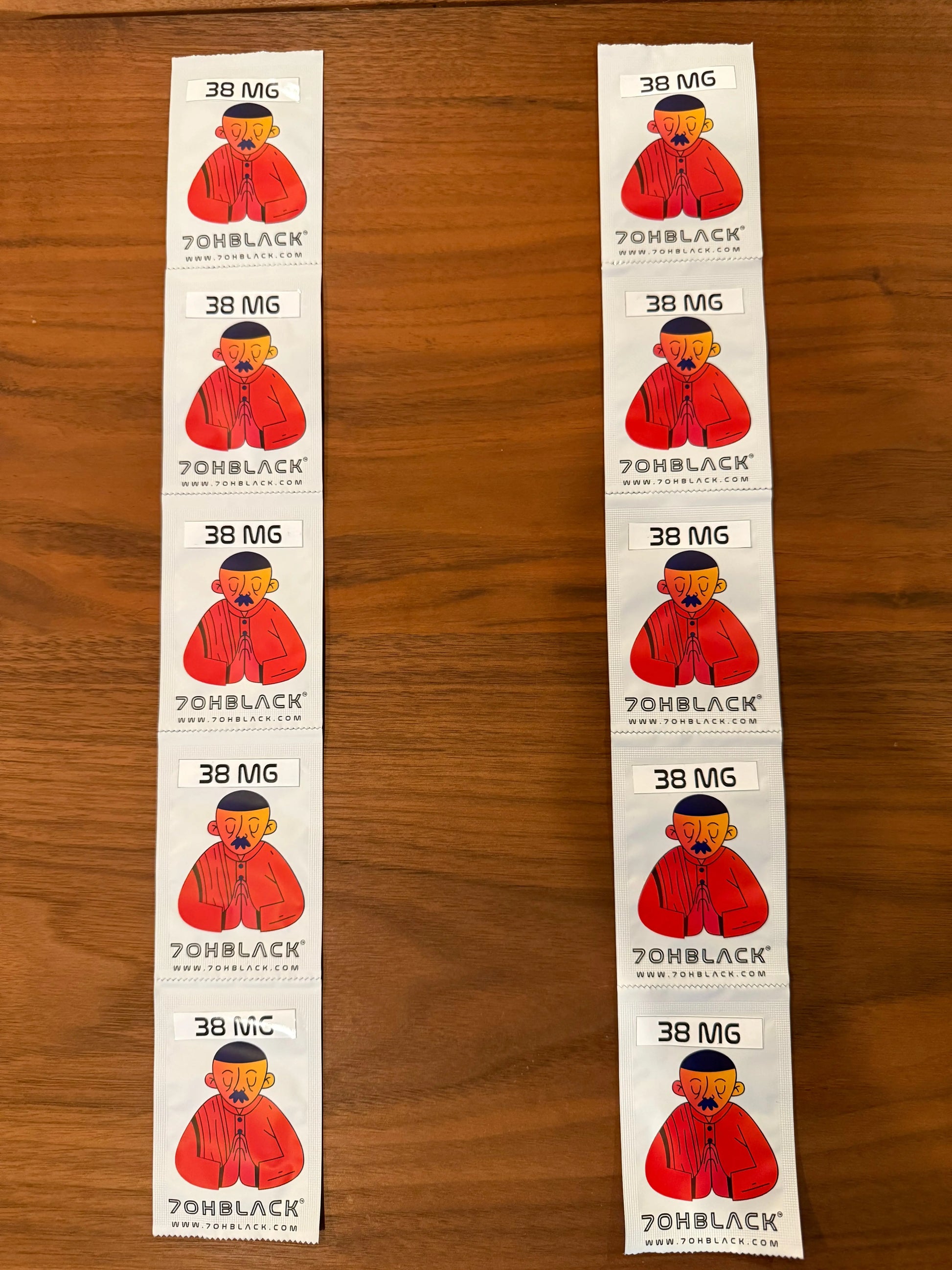 5-Pack | Mint | 38.95mg Each Strip BLACK