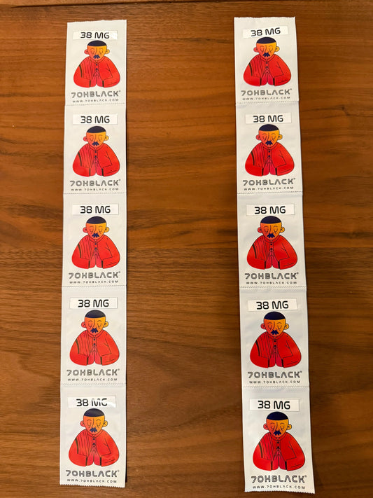 5-Pack | Mint | 38.95mg Each Strip BLACK